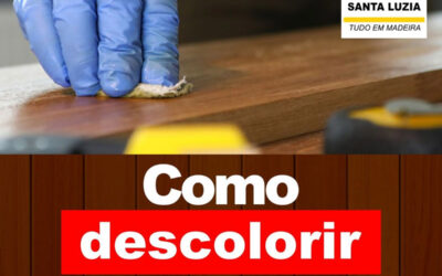 Como descolorir a madeira?
